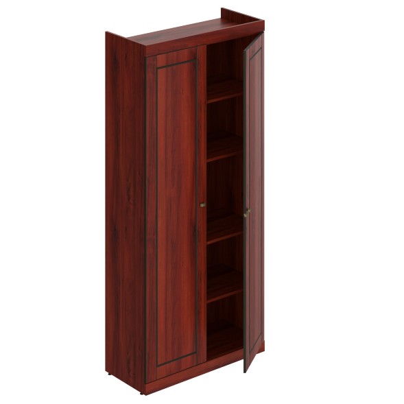 Шкаф высокий с глухими дверьми LHC 90.1 Темный каштан 900х400х2010 LAREX в Ростове-на-Дону 