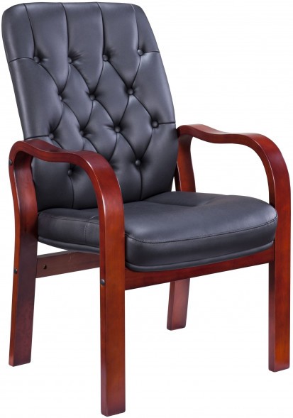 Кресло для посетителей Everprof Monaco Wood CF Эко