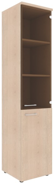 Шкаф колонка комбинированая (R) с топом XHC 42.2(R) Бук Тиара 432х432х1955 XTEN