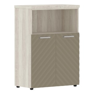 Шкаф с глухими малыми дверьми и топом TLMC 85.3 856х450х1203 TORR LUX