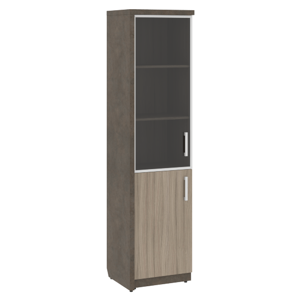 Шкаф СФ-534591 Бетон чикаго тем F187 ST9/Дрифтвуд H3090 ST22/Графит/Черный 537х454,5х2083 WOOD&amp;amp;STONE в Ростове-на-Дону 