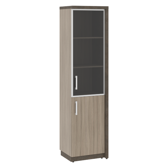 Шкаф СФ-534592 Бетон чикаго тем F187 ST9/Дрифтвуд H3090 ST22/Графит/Черный 537х454,5х2083 WOOD&amp;amp;STONE в Ростове-на-Дону 