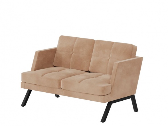 Алдо Диван двухместный с декором из пуговиц ALDB-02L 1430*875*890