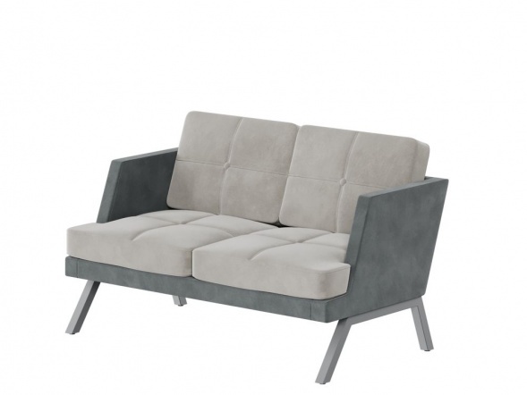 Алдо Диван двухместный с декором из пуговиц ALDB-02L 1430*875*890