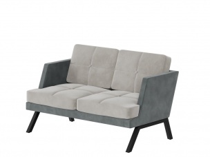 Алдо Диван двухместный с декором из пуговиц ALDB-02L 1430*875*890