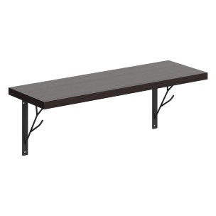 Полка с полкодержателями SH2-TREE 630х210х222 COFFEE