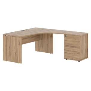 Стол эргономичный с тумбой EDCET 1518(R) 1560х1880х750 EDIS