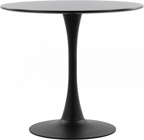 Стол Tulip style черный, d-90 см 