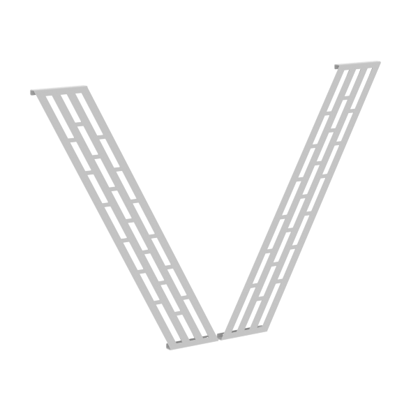Элемент металлический (2шт) Накладка фронтальной панели XQPOF-2 131х22,5х846 XTEN-QP в Ростове-на-Дону 