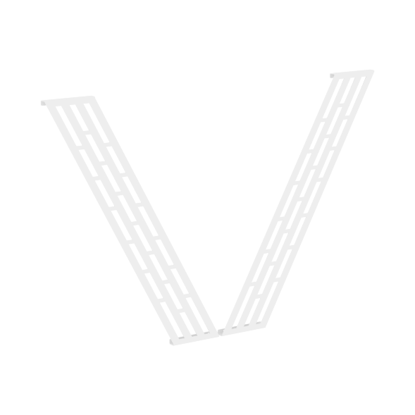 Элемент металлический (2шт) Накладка фронтальной панели XQPOF-2 131х22,5х846 XTEN-QP в Ростове-на-Дону 