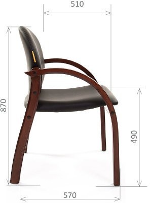 Кресло для переговорных CHAIRMAN CH 659 Terra