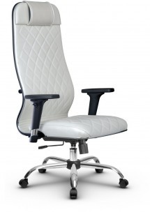 Кресло офисное Metta L NewLeather (хром ов. сеч.)