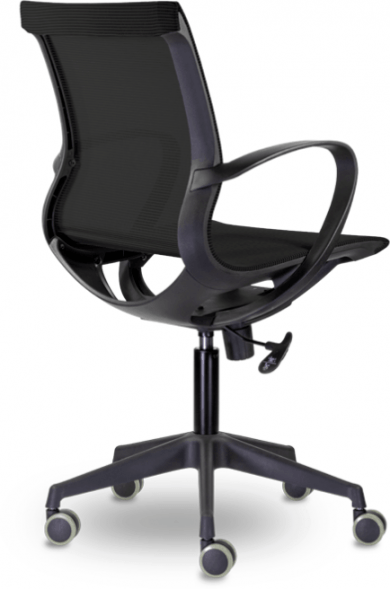 Кресло офисное ЛОРРИ чёрный пластик