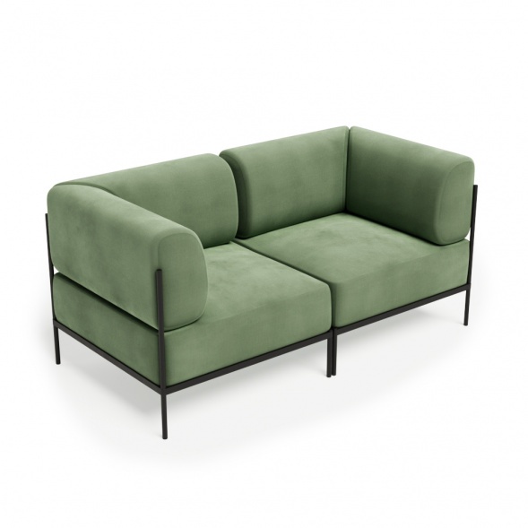 Рио Диван двухместный РСЕ-05 1620*810*770