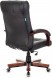 Кресло руководителя Бюрократ KB-10 WALNUT кожа