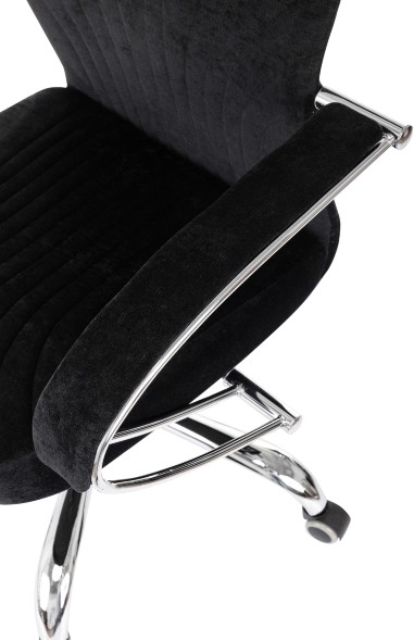 Кресло руководителя Бюрократ CH-610SL черный Light-20 крестов. металл хром