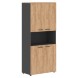 Шкаф с 2-мя комп-ми глухих малых дверей и топом JHC 85.4 856х452х1949 JAY