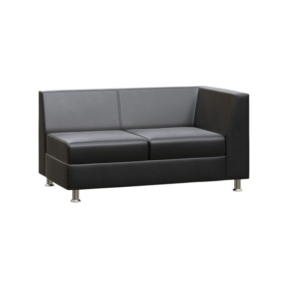 Prime Секция с подлокотником двухместная левая PR.SP-2 (L) 1300*770*720