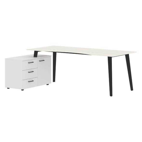 Стол руководителя с тумбой JCT 2013(L) 2000х1300х750 JAY