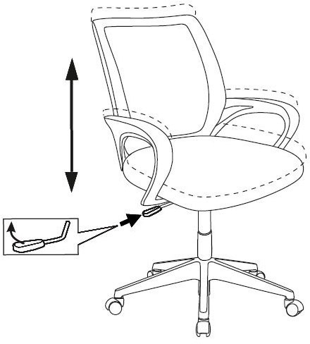 Кресло детское Бюрократ BUROKIDS 1 W