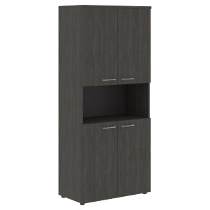 Шкаф с 2-мя комплектами глухих малых дверей и топом XHC 85.4 856х432х1955 XTEN