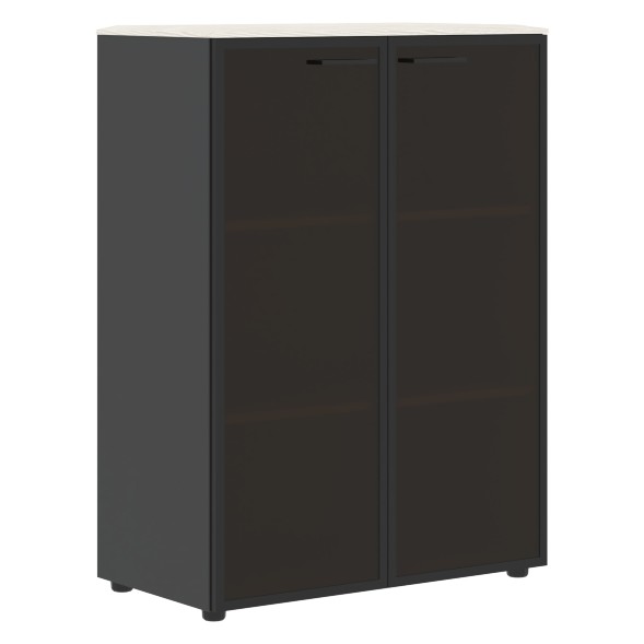 Шкаф со стеклянными дверьми в рамке JMC 85.7 856х452х1184 JAY