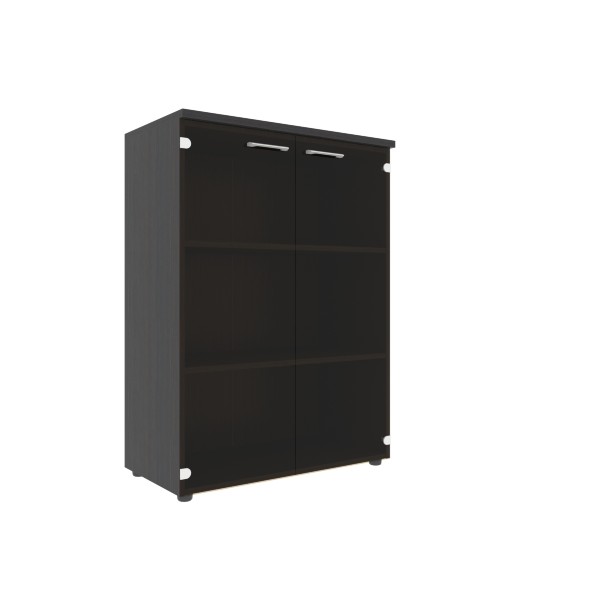 Шкаф со стеклянными дверьми и топом XMC 85.2 Легно темный 856х432х1190 XTEN в Ростове-на-Дону 