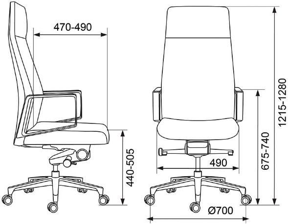 Кресло руководителя Бюрократ _JONS