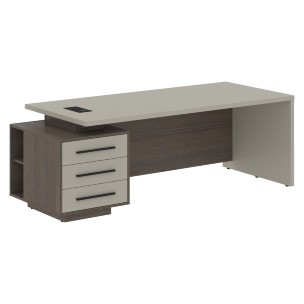 Стол руководителя с тумбой VCT 2290(L) 2200х900х750 VELION