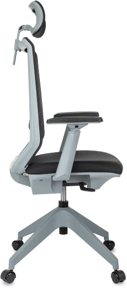 Кресло руководителя Бюрократ MC-G611NL-H черный Elastic-102 с подголов. крестов.4-луч. пластик пластик серый