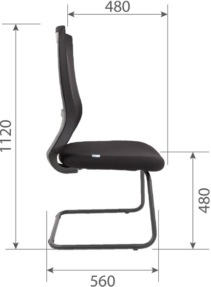 Кресло для посетителей  CHAIRMAN 500V TW в Ростове-на-Дону 