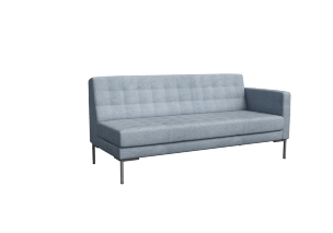 Forest Секция с подлокотником трехместная FR-SP-03 (L) 1850*800*840