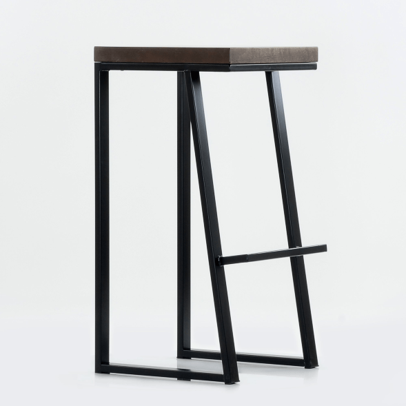 Кресло барное Barneo N-308 Терракс шпон массив