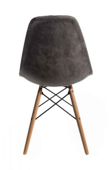 Стул DSW leather серый